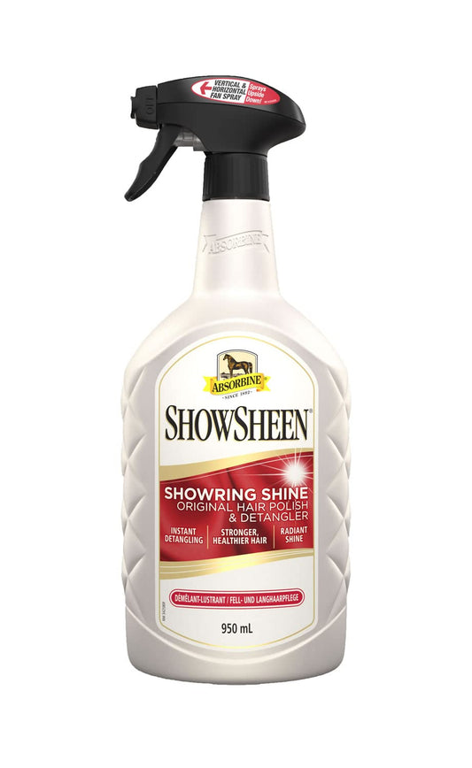 Absorbine Showsheen Showsheen Shopping Shine Original Hair Polish & desenredante, Color Blanco