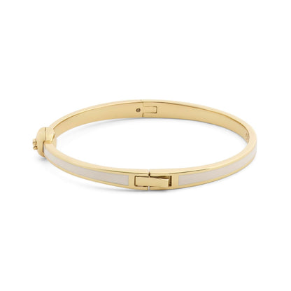 COACH Signature C - Pulsera de corazón esmaltado