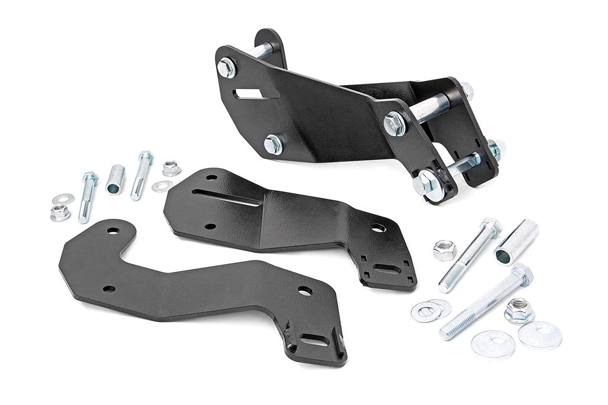 Rough Country Kit de cambio de brazo de control delantero para Jeep Wrangler JK 2007-2018 | Elevación de 3.5-4 pulgadas | 110600