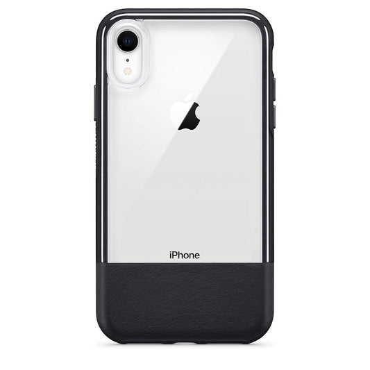 Otterbox Clear & Leather Case for iPhone XR - Lucent Black (Clear/Black)