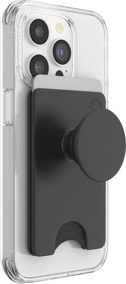 PopSockets Portafolios para Celular con Agarre Expandible y Anillo Adaptador MagSafe - calcomanía