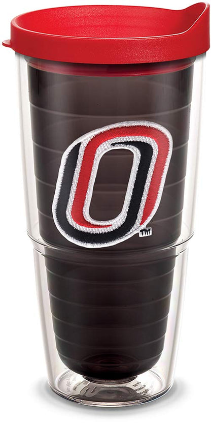 Tervis Vaso con Tapa, Diseños de Equipos Universitarios NCAA - Nebraska At Omaha - 24 Oz - Cuarzo