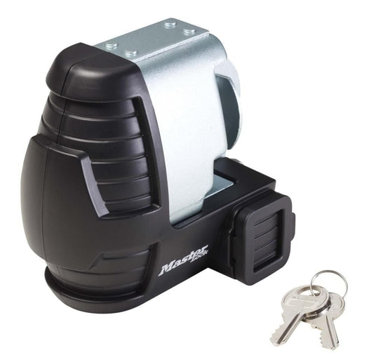 Master Lock Bloqueo de Acoplador de Remolque Universal 379DAT Plata