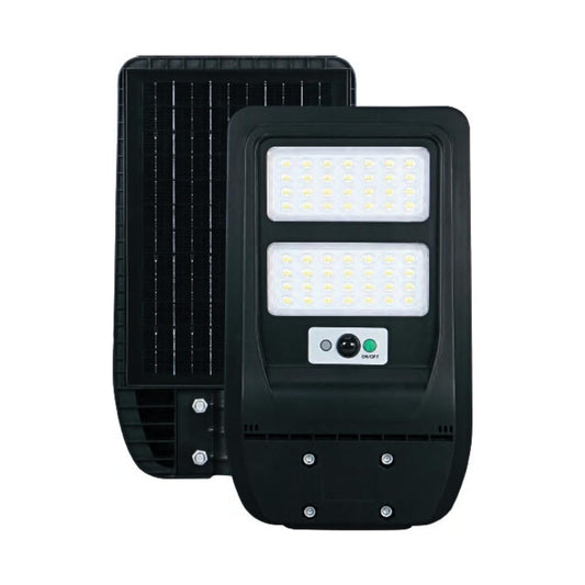 Luminaria LED Solar 600 Lúmenes, All in One, con Panel Integrado y Control Remoto, 6500K Blanco Frío, Plastico ABS de Alta Resistencia para Aplicaciónes en Exterior
