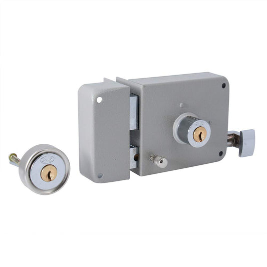 Lock 23CS Cerradura sobreponer clásica función izquierda, llave de puntos, en caja