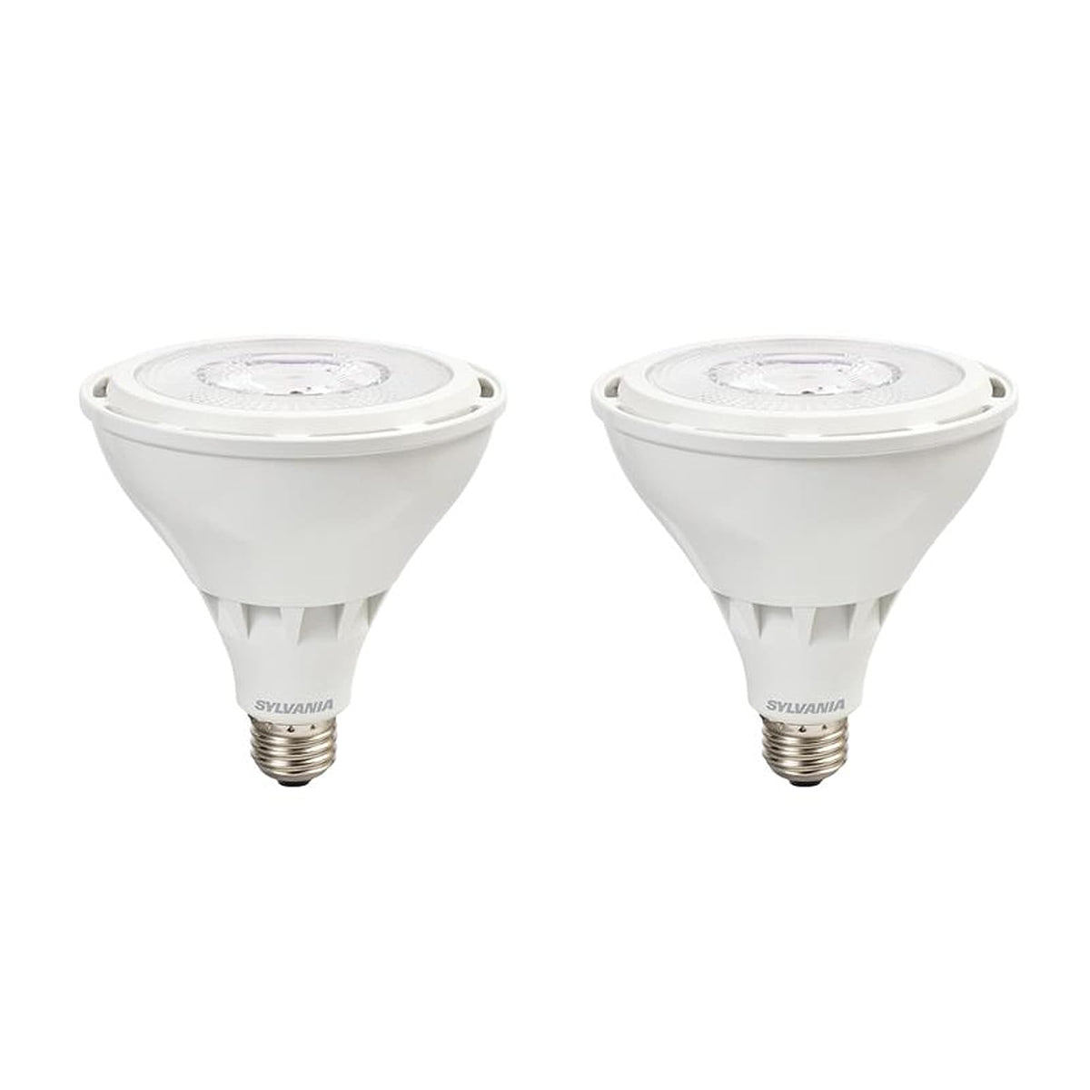 LEDVANCE Sylvania Night Chaser - foco LED PAR38, 250 W = 23 W, 22 años, regulable, superbrillante 2650 lúmenes, clasificación húmeda, 3000 K, blanco, paquete de 2 (41359)