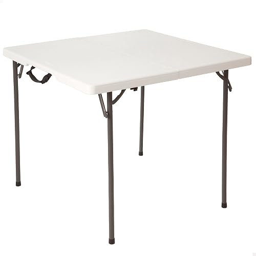 LIFETIME 80273 Mesa Cuadrada Plegable, 34"