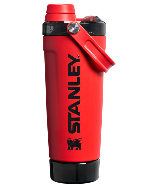 STANLEY Vitalize - Botella coctelera de 20 onzas | Taza coctelera aislada a prueba de fugas | Almacenamiento base y tapa de flujo rápido giratorio | Batidos de proteínas y polvo para pre-entrenamiento