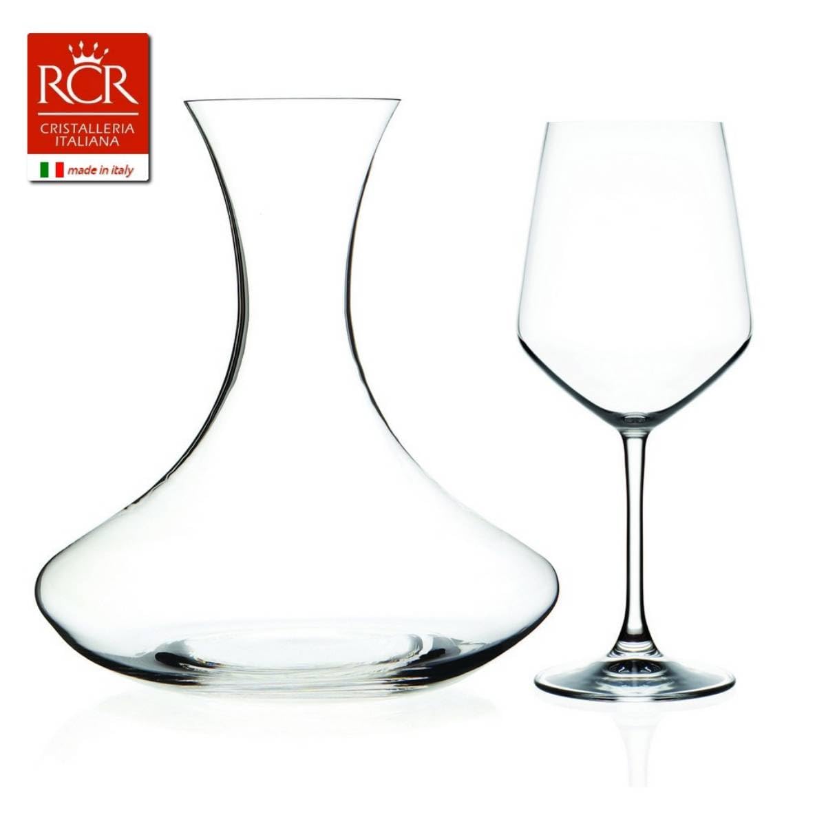 RCR 1580-955 Set de 7 Piezas de Cristal, Modelo Aria Universum, color Cristal