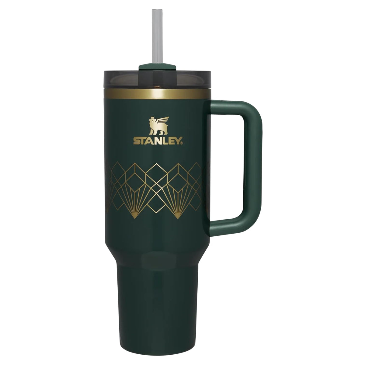 Stanley Quencher H2.0 Termo de Acero Inoxidable con Popote 1.18 L - Verde