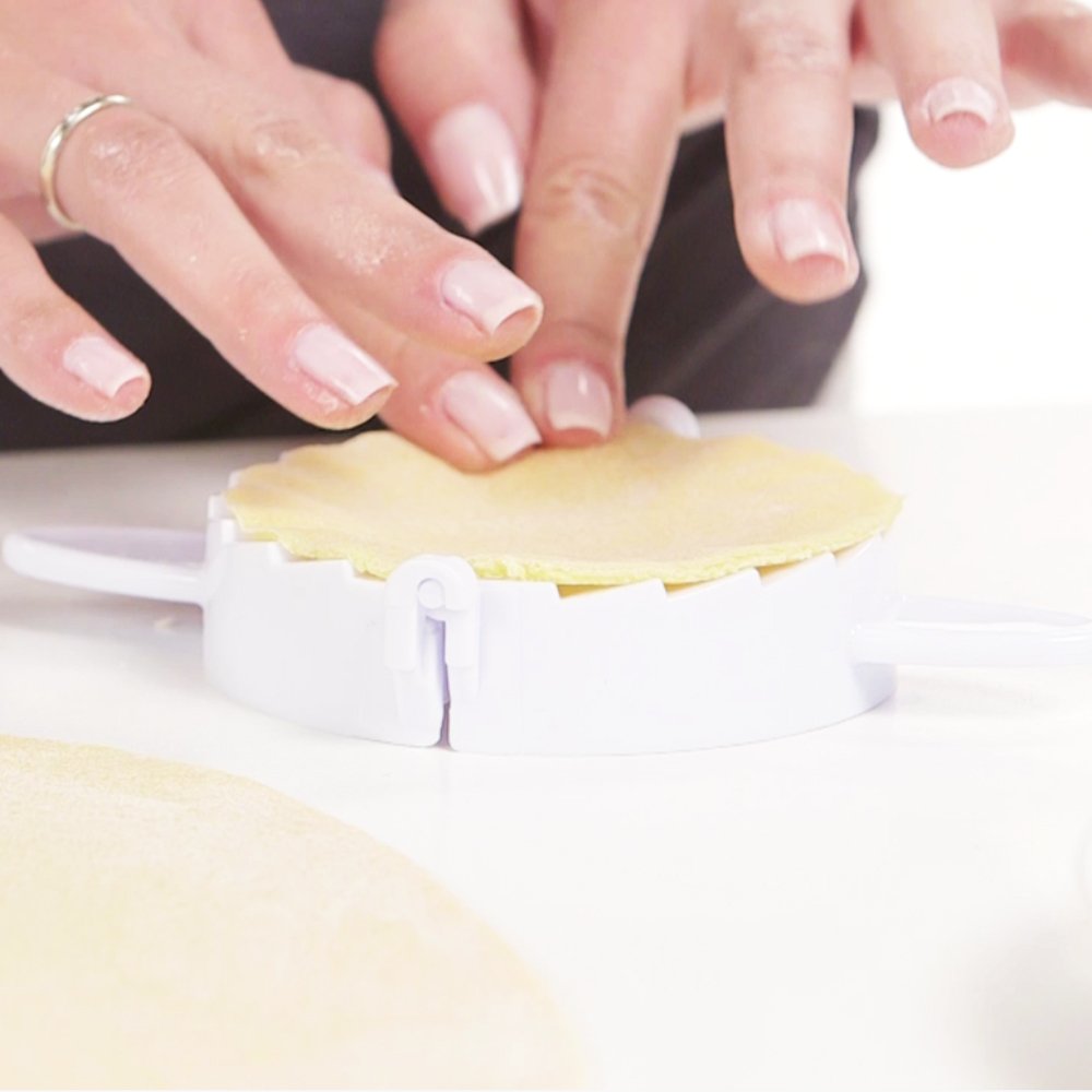 Metaltex Ravioli - Prensas para raviolis (3 unidades), color blanco