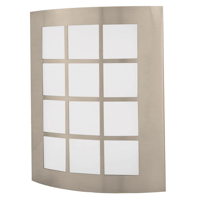 Volteck Lait ARB-003L, Arbotante decorativo de LED 15 W acero inoxidable luz cálida