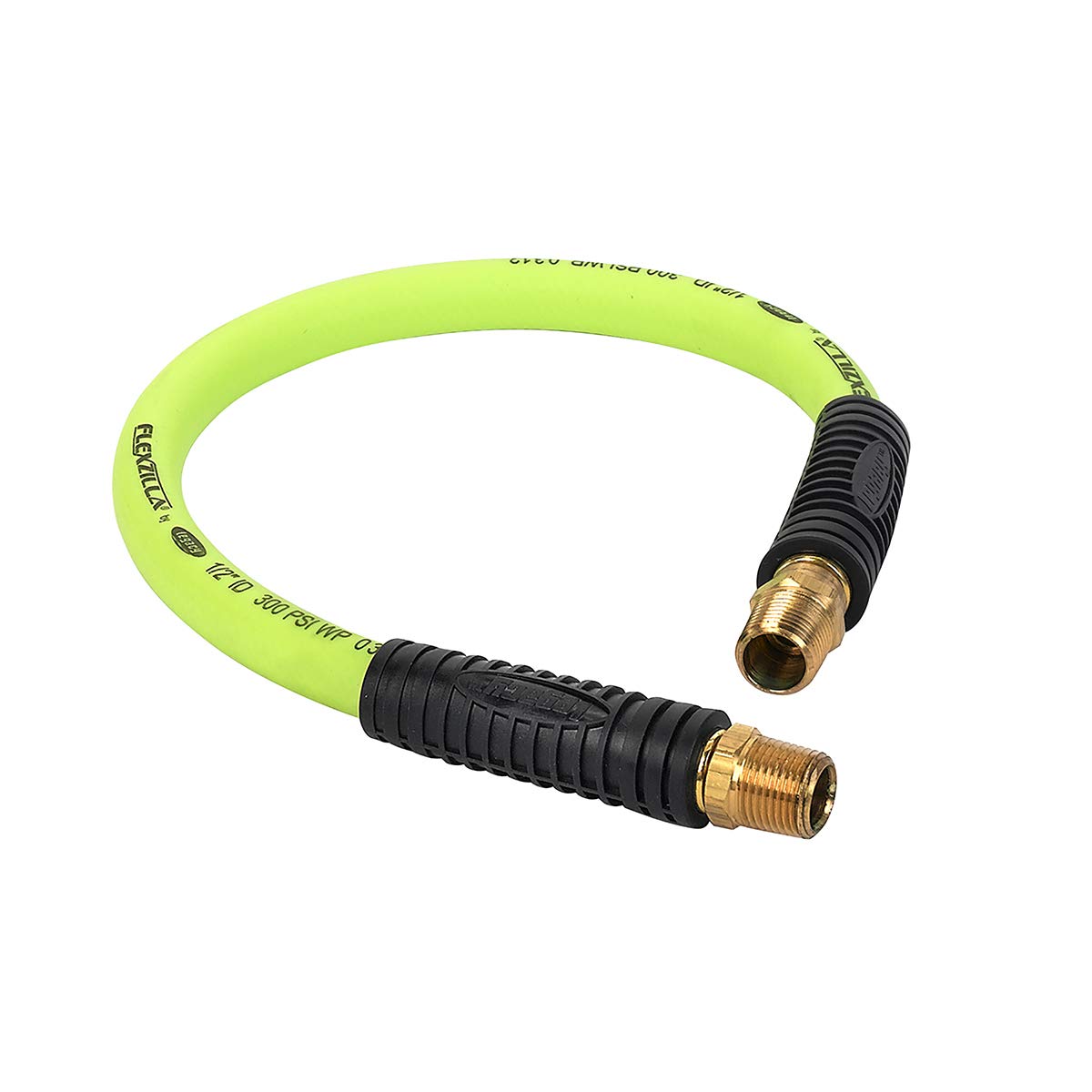Flexzilla Manguera de Aire Giratoria 1/2" x 6 Pies - 1 - 2" (inch) x 2' (feet) - Extremos NPT de 1,27 cm.