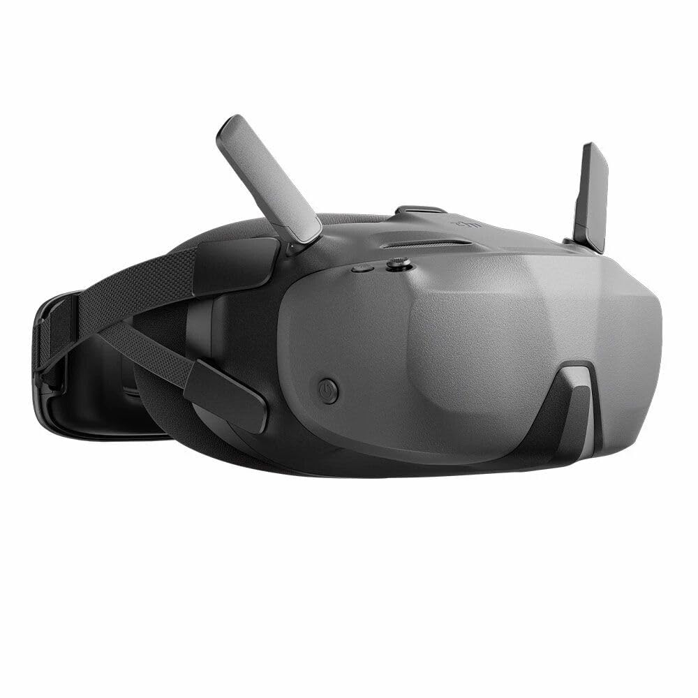 DJI Goggles N3, Gafas FPV con Pantalla 1080p ultraamplia, Experiencia de Vuelo inmersiva, Gafas de dron FPV, Streaming inalámbrico, Gafas de dron, Kit Listo para usarse, cursor en Realidad Aumentada