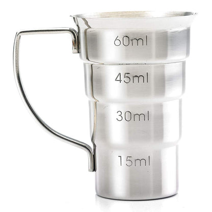 Barfly M37108 - Jigger para bebidas, 2 onzas, acero inoxidable con mango