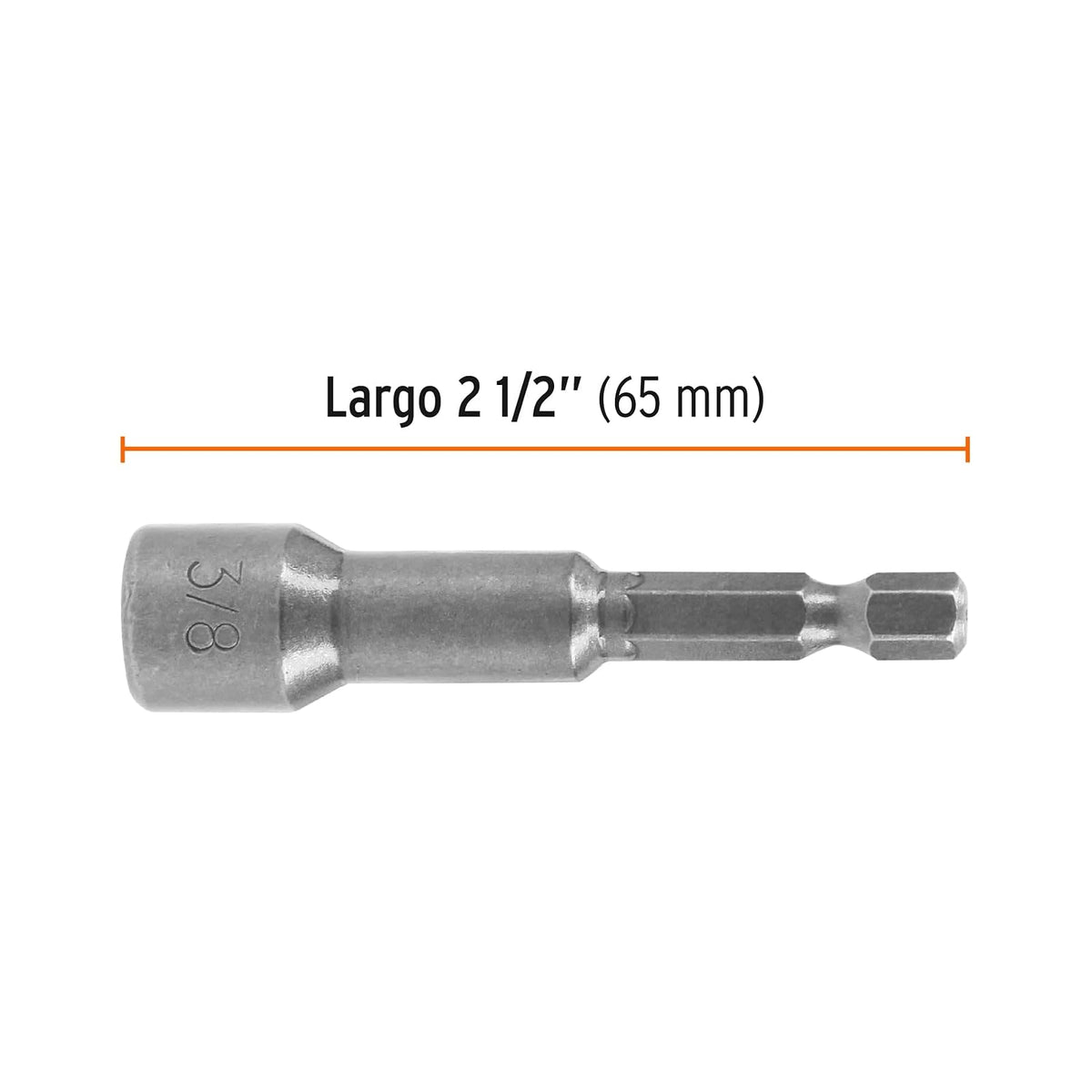 Truper Expert PUDE-9027-15, Estuche con 15 dados magnéticos de 3/8" largo 2-1/2"