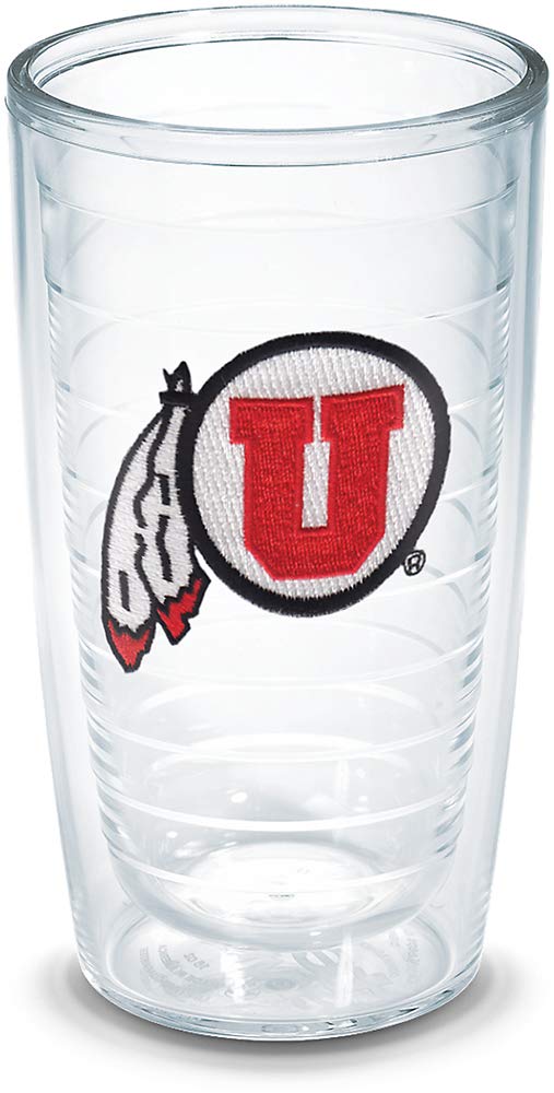 Tervis Vaso NCAA Transparente 16 oz Diseño de Universidad - Utah Univ - 16-Oz - Transparente