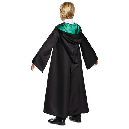 Disfraz de Harry Potter Slytherin Prestige para niños, negro y verde, talla L (10-12)