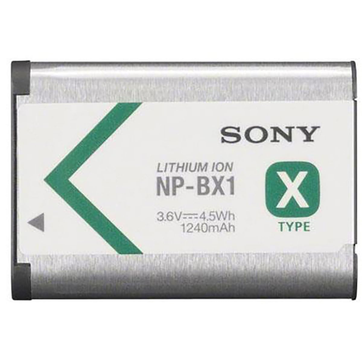 Sony NPBX1/M8 Iones de litio 1240mAh 3.6V batería recargable - Batería/Pila recargable (1240 mAh, 4.5 Wh, Ión de litio, 3.6 V, Gris, 1 pieza(s))