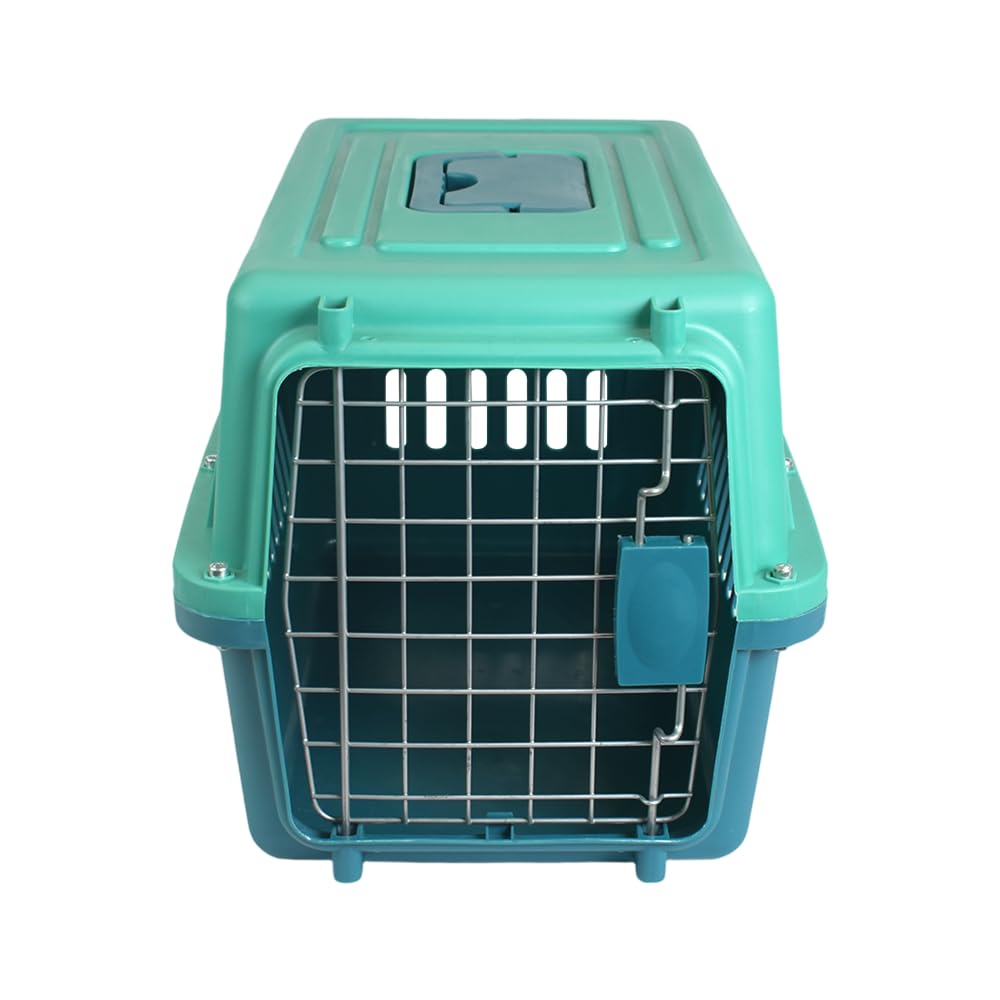 Fancy Pets Transportadora para Perros Gallery Tamaño Chico Color Aqua
