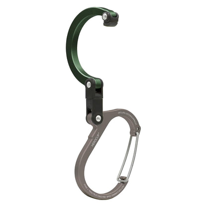 Gear Aid HEROCLIP (Small) Carabiner Gear Clip and Hook, for Hanging Bags, Purses, Lanterns, Strollers, Tools, Helmets, Water Bottles, and More