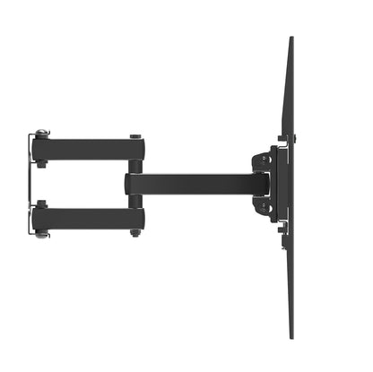 Naceb Technology - Soporte Articulado de Pared para Pantalla NA-0219 - Doble Brazo con Giro, Inclinación y Nivelación Ajustable - 60x40 cm Negro