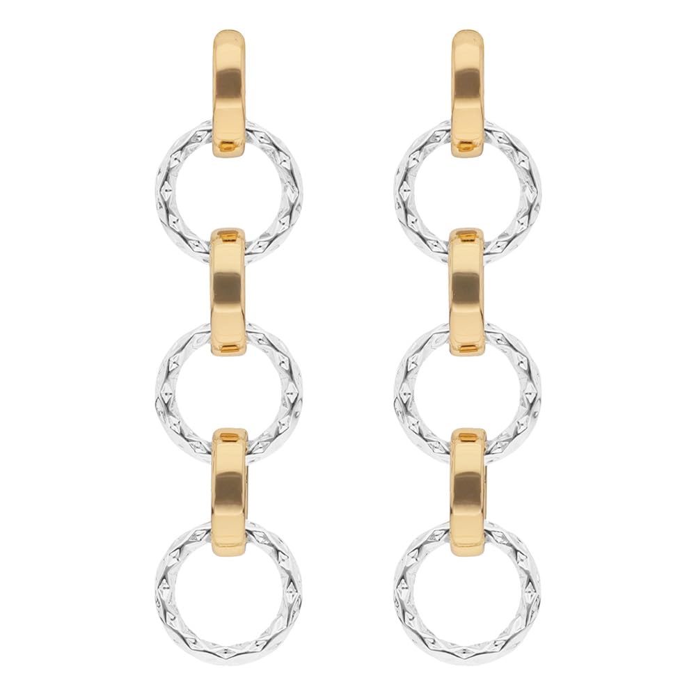 Nine West Aretes Dorado Circular | Para mujer, pequeño, 1 par