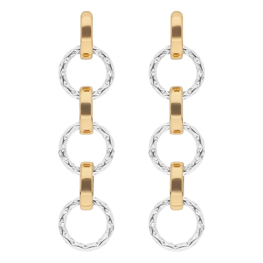 Nine West Aretes Dorado Circular | Para mujer, pequeño, 1 par