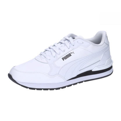 PUMA ST Runner v4 L Tenis Unisex Adulto - 22.5 cm - Blanco y Negro
