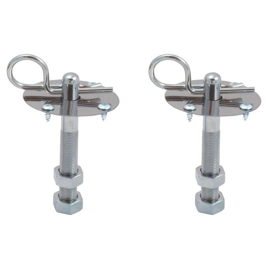 Spectre Performance 42563 Clip para Capó de Acero Inoxidable, Cromado