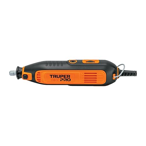 Truper PRO MOTO-A3K, Herramienta rotativa 135W con 211 accesorios
