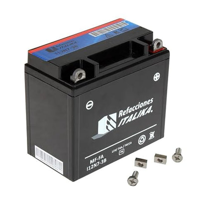 Italika Batería Original MF-FA I12N7-3B 12V 7Ah