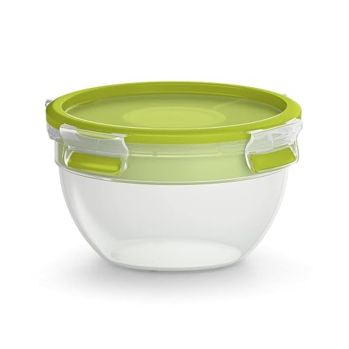 Tefal Contenedor hermético K3100112 Master To Go Box de plástico para Ensalada 0.6 L, Libre de BPA, Compartimiento para aderezos y Semillas