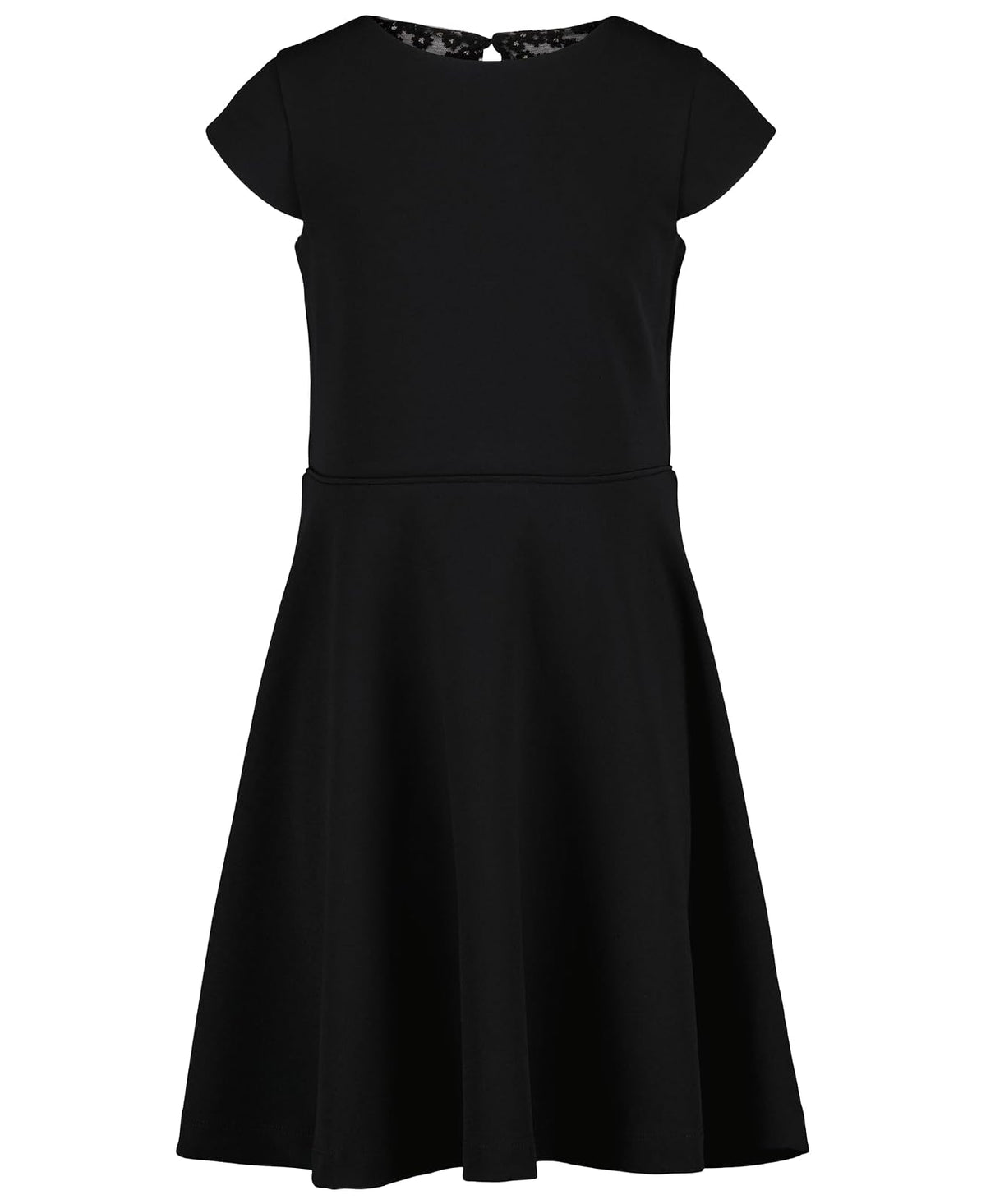 Calvin Klein Vestido de Fiesta sin Mangas para niña - Negro (Black Crepe) - 10