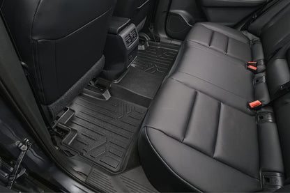 SMARTLINER - Juego de 2 hileras de Alfombrillas de Ajuste Personalizado para Todo Tipo de Clima, Compatible con Nissan Rogue 2021-2025