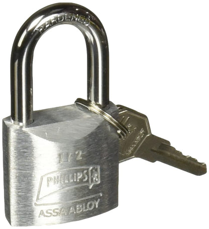 Phillips Candado Modelo 112 Gancho Largo Plata