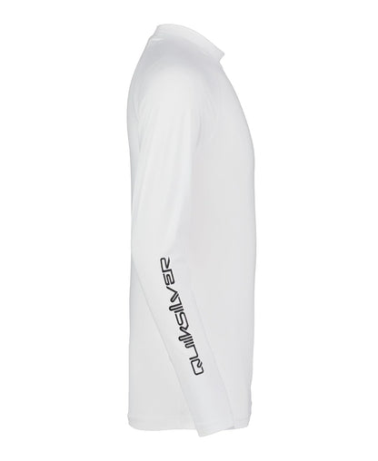 Quiksilver All Time - Playera de Manga Larga para jóvenes Camisa de proteccin de Sarpullido para Niños