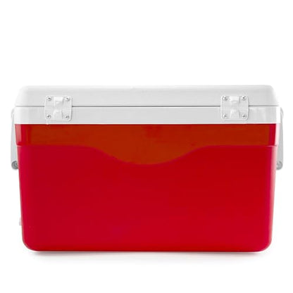 Guateplast - Hielera Portátil de 50 litros (53 QT) | Capacidad para 70 Latas | Enfriador Resistente y Liviano | Cooler - Hielo | Hielera Grande |