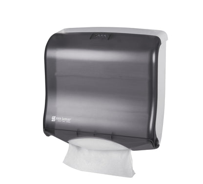Carlisle FoodService Products San Jamar T1755TBK Ultrafold Fusion Dispensador de Toallas plegadas, se Adapta a 400 Toallas multiplegadas/240 C, clásicas, Perlas Negras