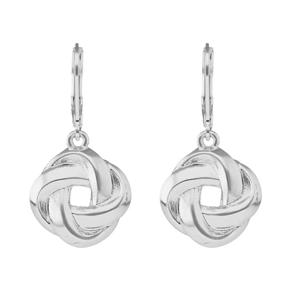 Napier Aretes Bitono Para Mujer | Aleación de metales, baño bitono, diseño twisted round