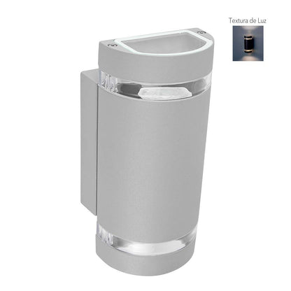 Tecnolite - Lámpara de Pared Arbotante Exterior, Potencia Máx. 120 W, 2 Bases E27, IP45, No incluye focos