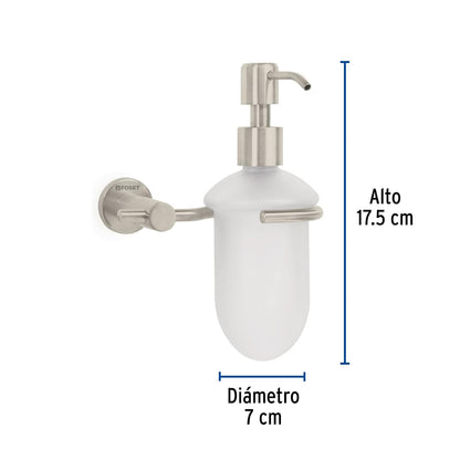 Foset Element ELA-75N, Dispensador de jabón líquido, acabado satín