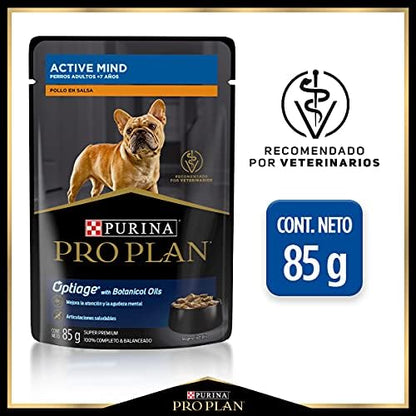 Purina Pro Plan Active Mind Adulto Raza Pequeña Sabor Pollo 24pack de 85g