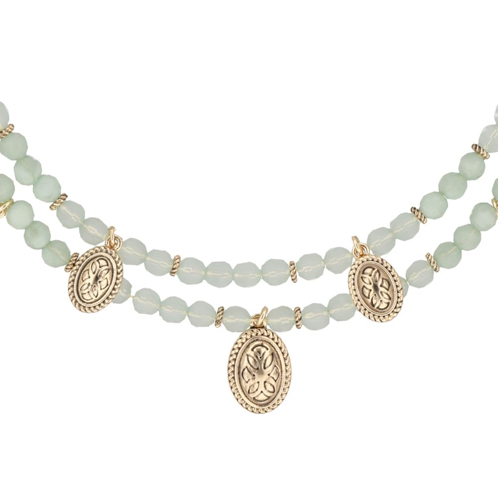 Napier Collar Verde Para Mujer