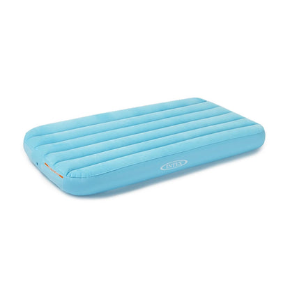 Intex 66803EP Cozy Kidz Airbed: Fiber-Tech - Superficie Suave Aterciopelada - Bolsa de Transporte incluida - El Color Puede Variar - 34.5 x 62 x 7 Pulgadas