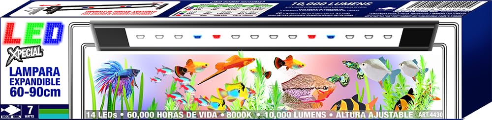 LED XPECIAL 4430 Lampara 60-90 cm 14 Leds 7W