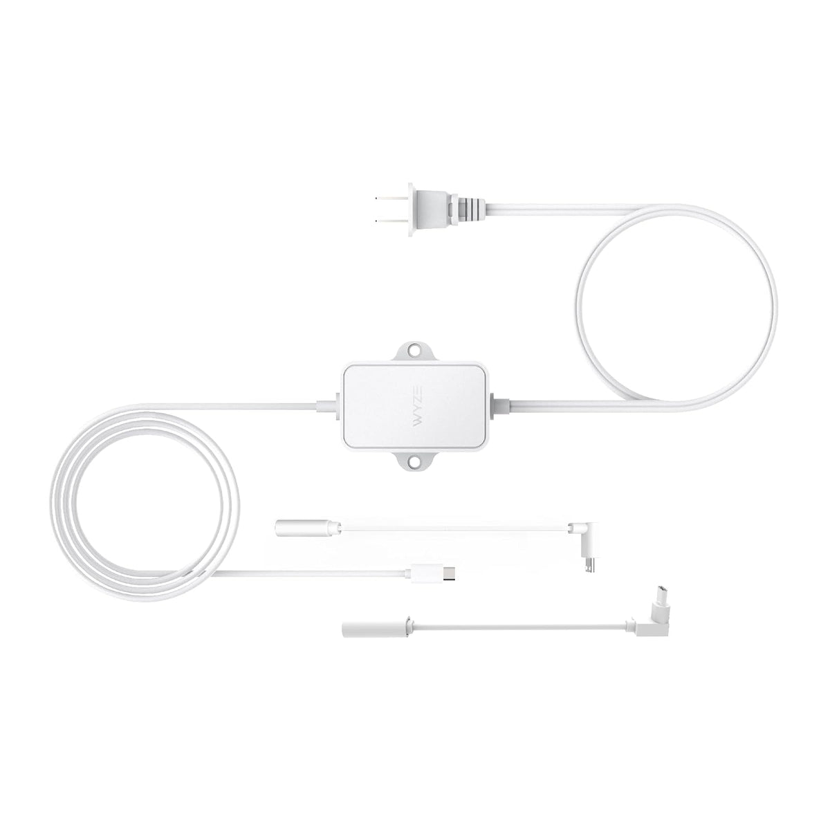 WYZE - Adaptador de Corriente para Exteriores, Compatible Con CAM v3/Pro/v4, OG, Pan v3 y Battery CAM Pro (Adaptador Micro USB en Forma de L Incluido)
