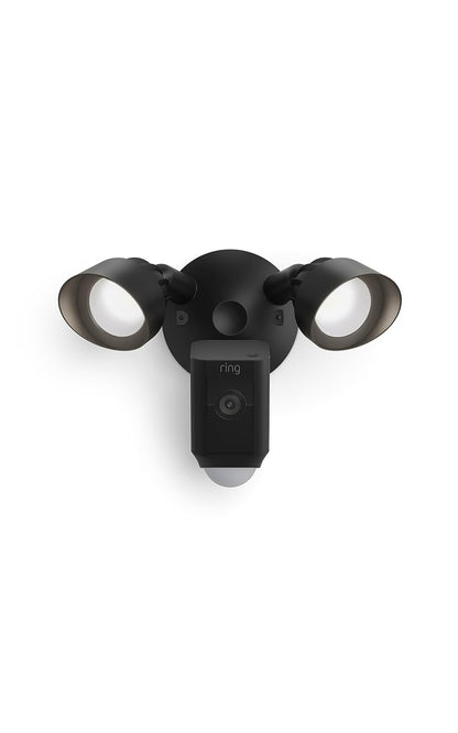 Cámara Ring Floodlight Cam Wired Plus con Reflectores LED - Negro - 1 cámara
