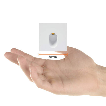 Tecnolite Lámpara LED Empotrado, Lámpara LED Empotrable, 1 W, Luz Cálida 3 000 k, Color Blanco, Downlight