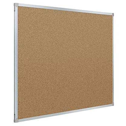 Tablón de corcho, Mead Classic, MEA85360 Aluminio, 0.6 x 0.4 m